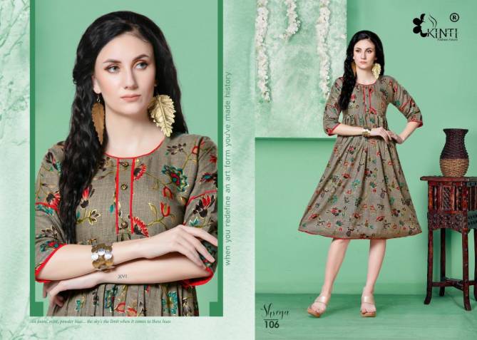 Kinti Shreya Ethnic Wear Latest Designer Anarkali Kurti Collection